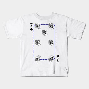 7 of clubs Kids T-Shirt